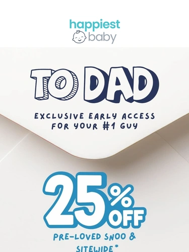 Happiest Baby Sale Announcement