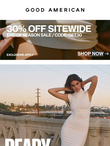 Good American Sale Announcement
