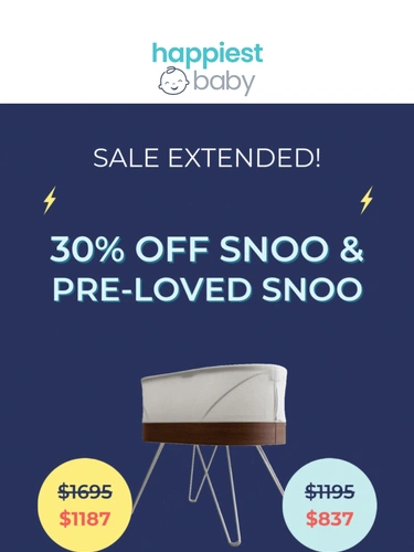 Happiest Baby Sale Announcement