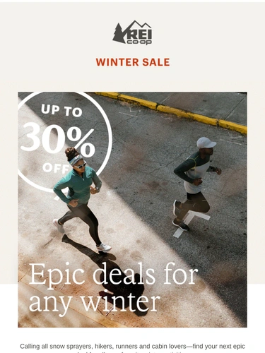 REI Sale Announcement