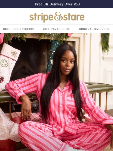 Stripe and Stare Holiday Campaign