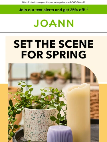 Joann Sale Announcement