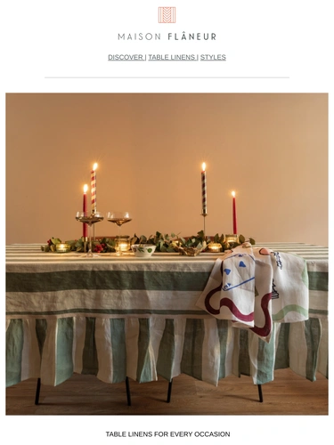 Maison Flaneur Holiday Campaign