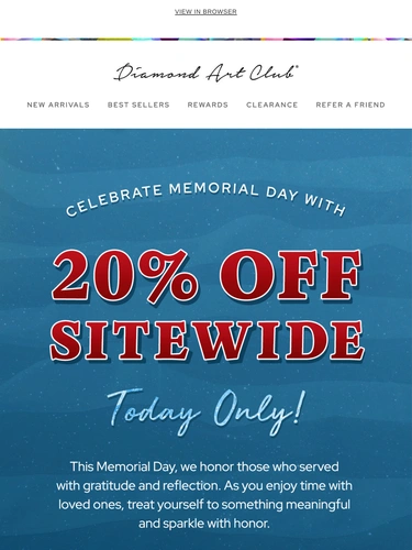 Diamond Art Club Sale Announcement
