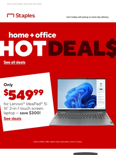 Staples Sale Announcement