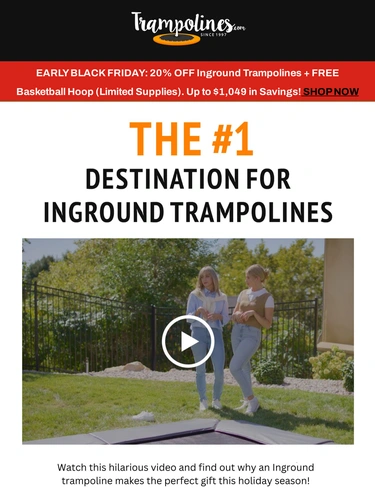 Trampolines.com Sale Announcement