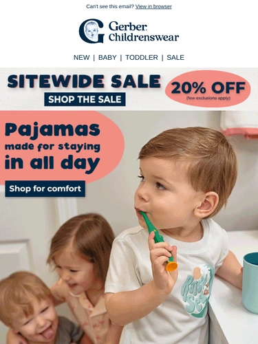 Gerber Childrenswear Email