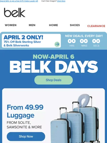 Belk Sale Announcement