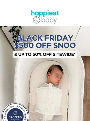 Happiest Baby Sale Announcement