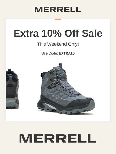 Merrell Sale Announcement