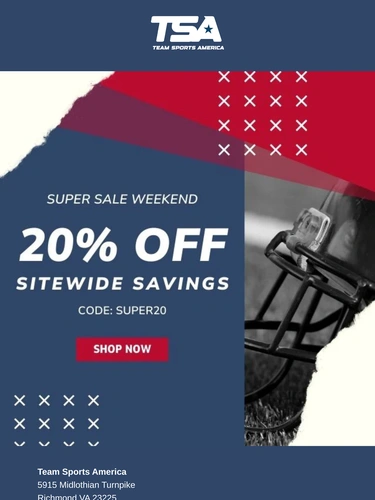 Team Sports America Sale Announcement