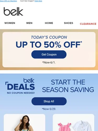 Belk Sale Announcement