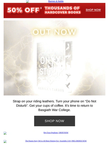 Barnes & Noble Newsletter