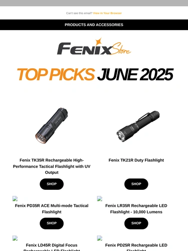 Fenix Store Newsletter