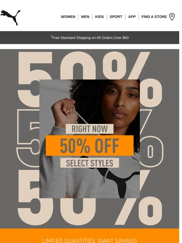 Puma Sale Announcement