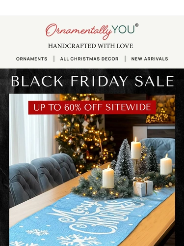 Ornamentally You Sale Announcement