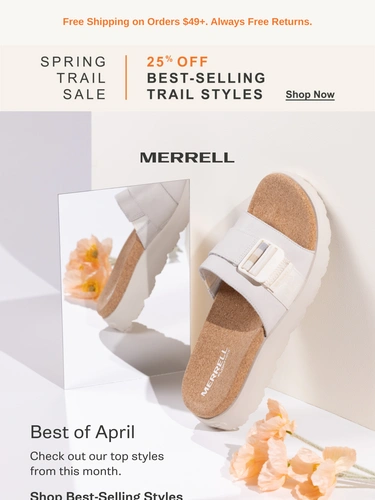 Merrell Sale Announcement
