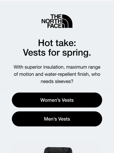 The North Face Newsletter
