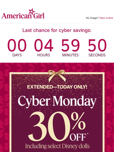 American Girl Sale Announcement