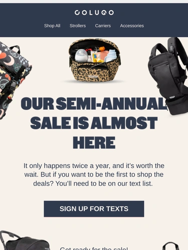 Colugo Sale Announcement