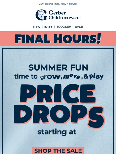 Gerber Childrenswear Email