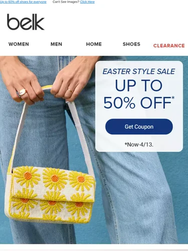 Belk Sale Announcement