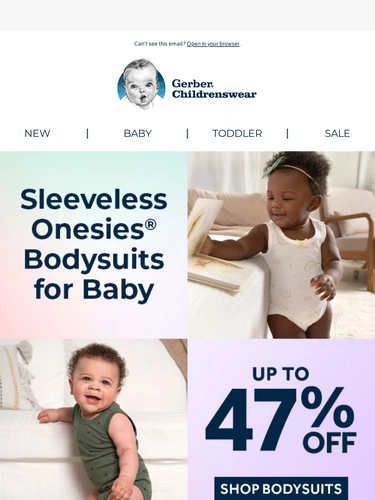 Gerber Childrenswear Sale Announcement
