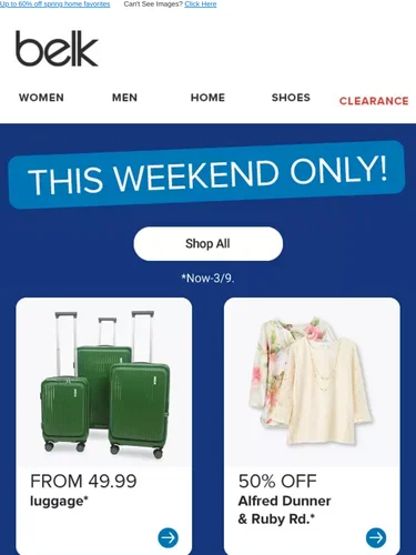 Belk Sale Announcement