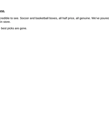 Shirt in a Box Sale Announcement