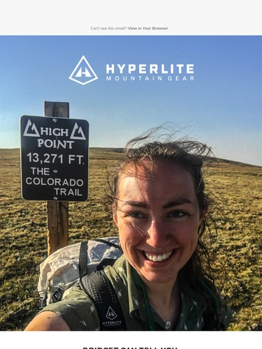 Hyperlite Mountain Gear Re-engagement Series