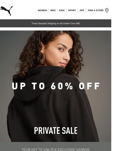 Puma Sale Announcement
