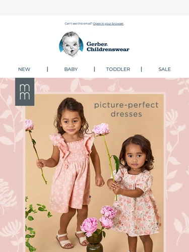 Gerber Childrenswear Sale Announcement