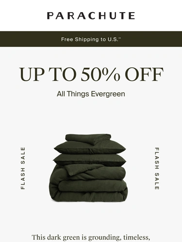 Parachute Home Sale Announcement