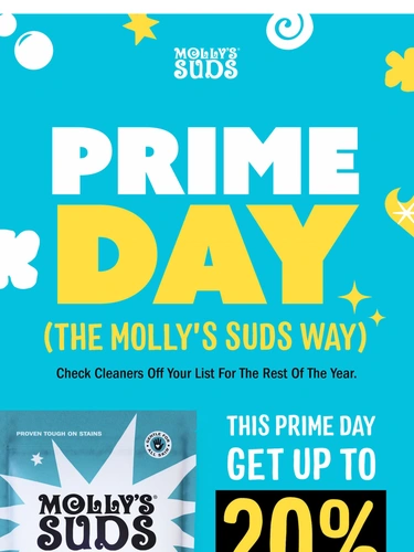 Molly's Suds Sale Announcement