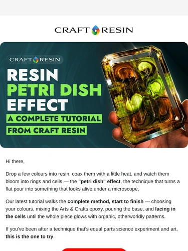 Craft Resin Product Launch