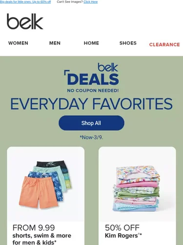 Belk Sale Announcement