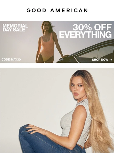Good American Sale Announcement