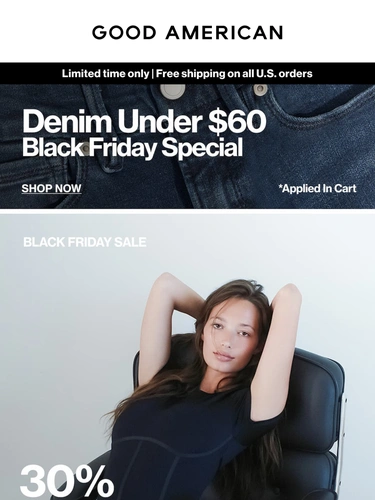 Good American Sale Announcement