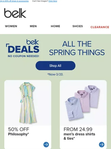 Belk Sale Announcement