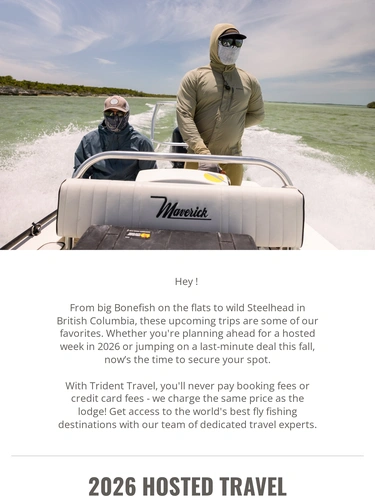 Trident Fly Fishing Sale Announcement