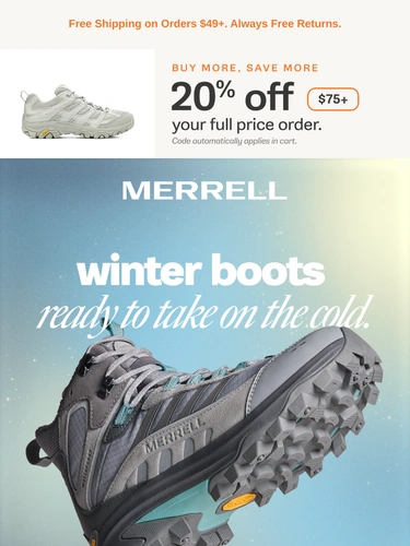 Merrell Sale Announcement