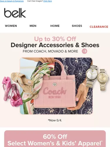 Belk Sale Announcement