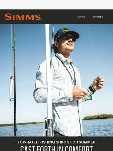 Simms Fishing Sale Announcement
