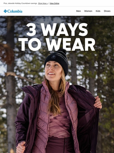 Columbia Sportswear Holiday Campaign