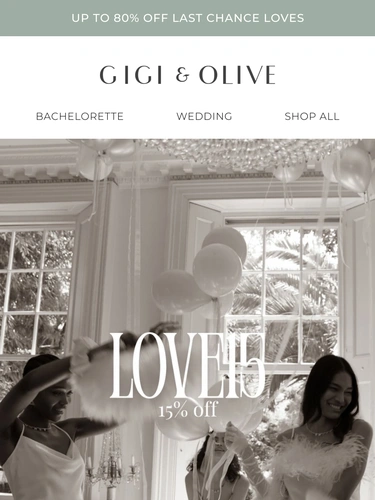 Gigi and Olive Sale Announcement