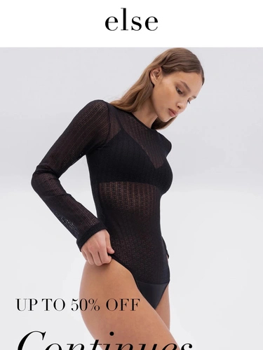 Else Lingerie Sale Announcement