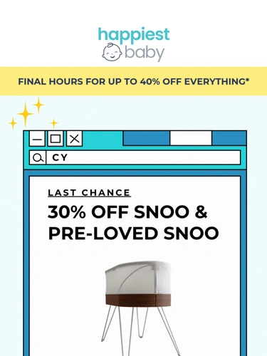Happiest Baby Sale Announcement