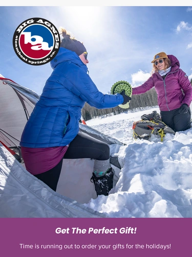 Big Agnes Holiday Campaign