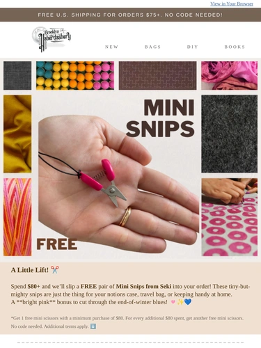 Brooklyn Haberdashery Newsletter