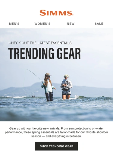 Simms Fishing Newsletter